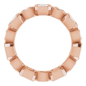 Bracelet d'éternité en diamant 14K Rose 1 3/8 CTW