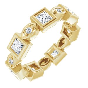 14K Yellow 1 1/4 CTW Diamond Eternity Band