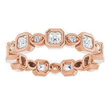 Load image into Gallery viewer, 14K Rose 1 CTW Diamond Eternity Band
