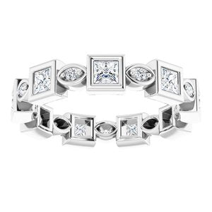 Bracelet d'éternité en diamant blanc 9/10 CTW 14K