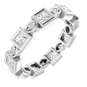 Bracelet d'éternité en diamant blanc 9/10 CTW 14K