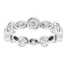Load image into Gallery viewer, Platinum 7/8 CTW Diamond Eternity Band
