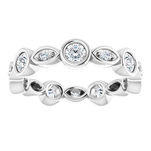 Platinum 7/8 CTW Diamond Eternity Band
