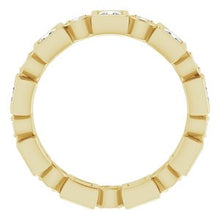 Load image into Gallery viewer, 14K Yellow 9/10 CTW Diamond Eternity Band
