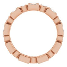 Charger l&#39;image dans la galerie, Bracelet d&#39;éternité diamant 14K rose 9/10 CTW
