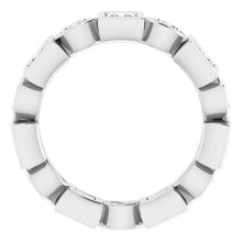 Charger l&#39;image dans la galerie, Bracelet d&#39;éternité en diamant 14K blanc 1 1/4 CTW
