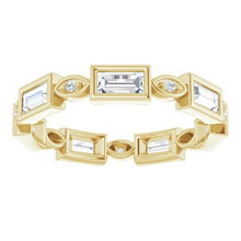 Load image into Gallery viewer, 14K Yellow 5/8 CTW Diamond Eternity Band
