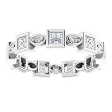 Charger l&#39;image dans la galerie, Bracelet d&#39;éternité en platine 9/10 CTW Diamond

