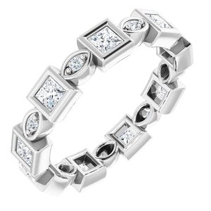Bracelet d'éternité en platine 9/10 CTW Diamond
