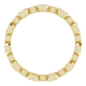 Bracelet d'éternité diamant 14K jaune 5/8 CTW