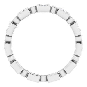 Bracelet d'éternité en platine 3/4 CTW Diamond