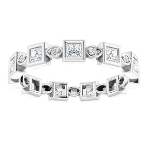 Bracelet d'éternité en platine 3/4 CTW Diamond