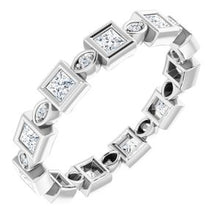 Charger l&#39;image dans la galerie, Bracelet d&#39;éternité en platine 3/4 CTW Diamond
