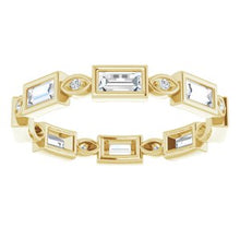 Load image into Gallery viewer, 14K Yellow 5/8 CTW Diamond Eternity Band
