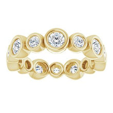 Charger l&#39;image dans la galerie, Bracelet d&#39;éternité en diamant 14K jaune 1 1/5 CTW
