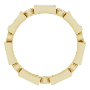 14K Yellow 1 1/6 CTW Diamond Eternity Band