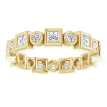 Load image into Gallery viewer, 14K Yellow 3/4 CTW Diamond Eternity Band
