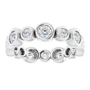 Bracelet d'éternité en diamant 14K blanc 1 CTW