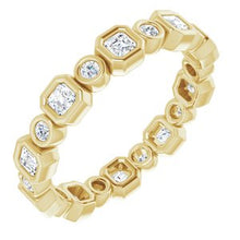 Load image into Gallery viewer, 14K Yellow 5/8 CTW Diamond Eternity Band
