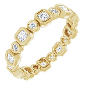 14K Yellow 5/8 CTW Diamond Eternity Band