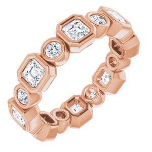 Bracelet éternité diamant 14K Rose 1 5/8 CTW