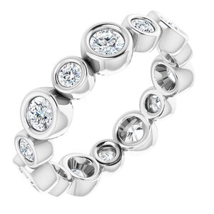 Bracelet d'éternité en diamant 14K blanc 1 CTW