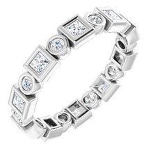 Charger l&#39;image dans la galerie, Bracelet d&#39;éternité en platine 3/4 CTW Diamond
