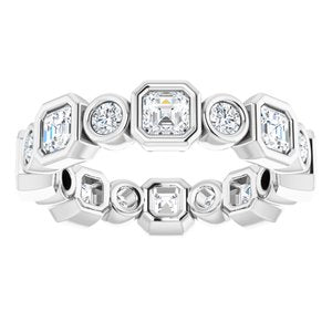 Bracelet d'éternité en diamant 14K blanc 1 5/8 CTW