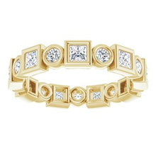 Load image into Gallery viewer, 14K Yellow 9/10 CTW Diamond Eternity Band
