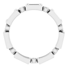 Load image into Gallery viewer, 14K White 3/4 CTW Diamond Eternity Band
