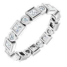 Charger l&#39;image dans la galerie, Bracelet d&#39;éternité en platine 3/4 CTW Diamond
