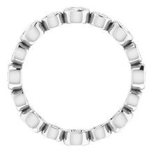 Load image into Gallery viewer, Platinum 3/4 CTW Diamond Eternity Band
