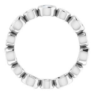 Bracelet d'éternité en diamant 14K blanc 1 CTW