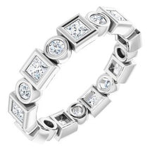 Charger l&#39;image dans la galerie, Platine 1 CTW Diamond Eternity Band
