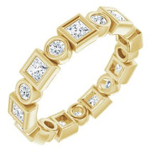 Load image into Gallery viewer, 14K Yellow 9/10 CTW Diamond Eternity Band
