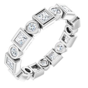 Platine 1 CTW Diamond Eternity Band