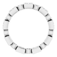 Charger l&#39;image dans la galerie, Platine 1 CTW Diamond Eternity Band
