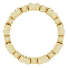 Load image into Gallery viewer, 14K Yellow 9/10 CTW Diamond Eternity Band
