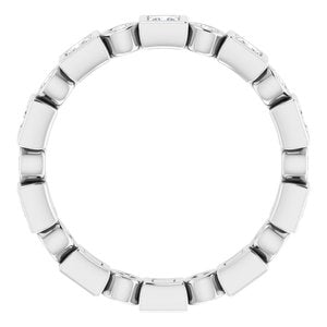 Bracelet d'éternité en platine 3/4 CTW Diamond