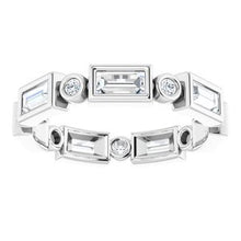 Load image into Gallery viewer, 14K White 3/4 CTW Diamond Eternity Band
