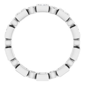 Bracelet d'éternité en platine 3/4 CTW Diamond