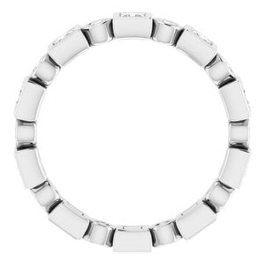 Bracelet d'éternité en diamant blanc 14K 3/4 CTW
