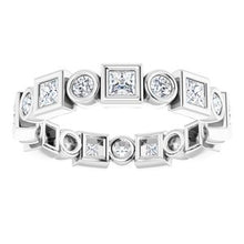 Charger l&#39;image dans la galerie, Platine 1 CTW Diamond Eternity Band
