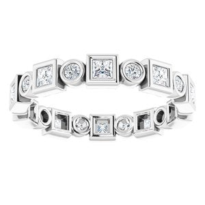Platinum 3/4 CTW Diamond Eternity Band
