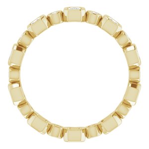 Bracelet d'éternité diamant 14K jaune 5/8 CTW