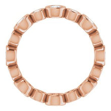 Charger l&#39;image dans la galerie, 14K Rose 1 1/5 CTW Diamond Eternity Band
