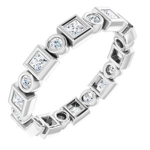 Platinum 3/4 CTW Diamond Eternity Band