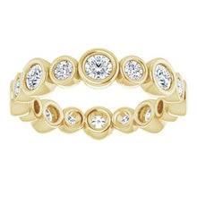 Charger l&#39;image dans la galerie, Bracelet d&#39;éternité en diamant 14K jaune 1 1/5 CTW
