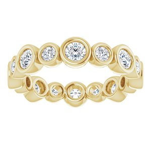 Bracelet d'éternité en diamant 14K jaune 1 1/5 CTW