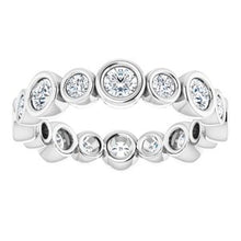 Charger l&#39;image dans la galerie, Bracelet éternité diamant 14K blanc 1 1/5 CTW
